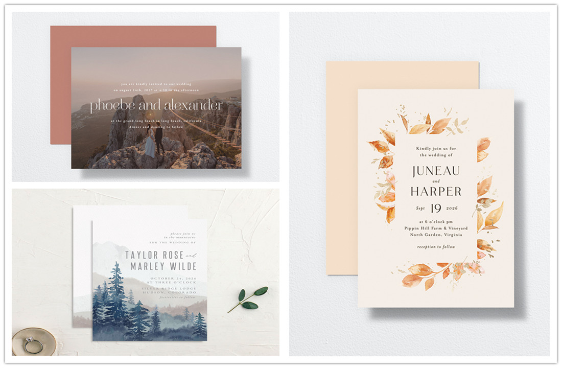 8 Captivating Wedding Invitations To Set The Perfect Tone